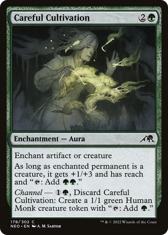 {C} Careful Cultivation [Kamigawa: Neon Dynasty][NEO 178]