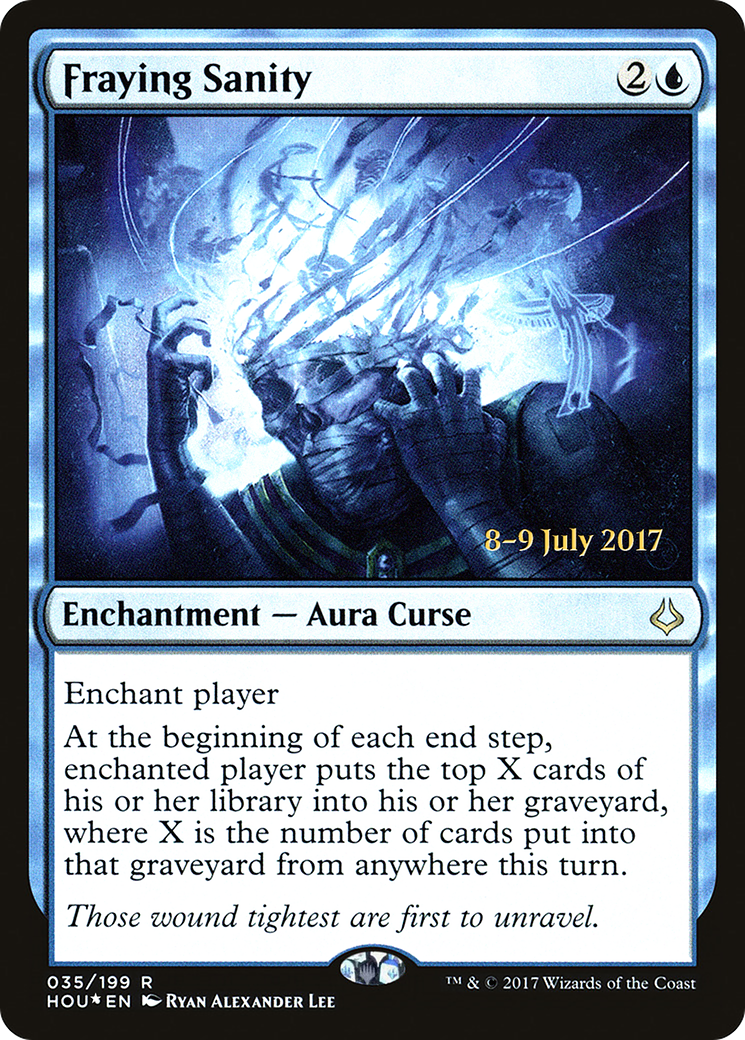 {R} Fraying Sanity [Hour of Devastation Prerelease Promos][PR HOU 035]