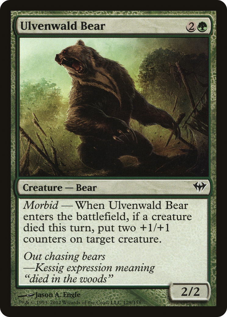 {C} Ulvenwald Bear [Dark Ascension][DKA 129] - Misty Mountain Games