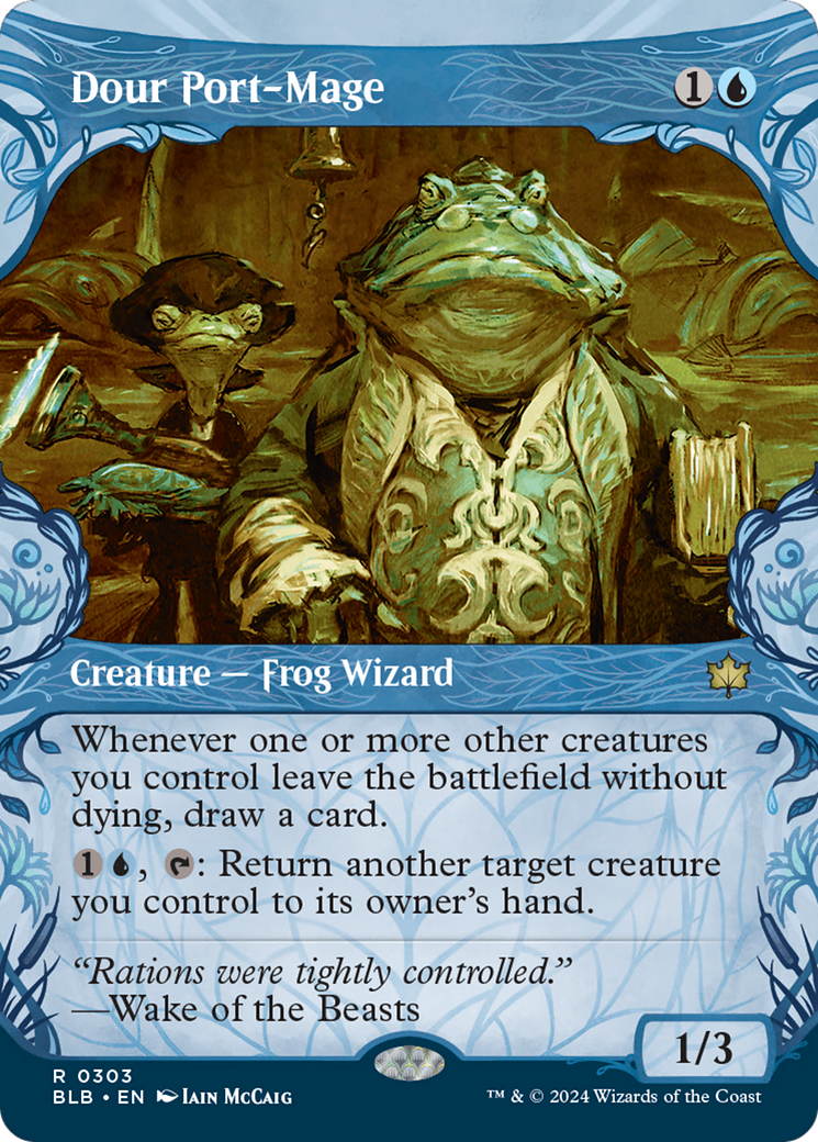 {@R} Dour Port-Mage (Showcase) [Bloomburrow][BLB 303]