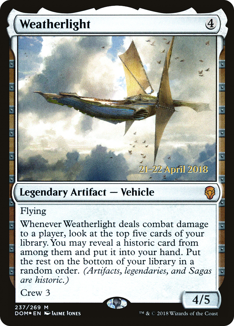 {R} Weatherlight [Dominaria Prerelease Promos][PR DOM 237]
