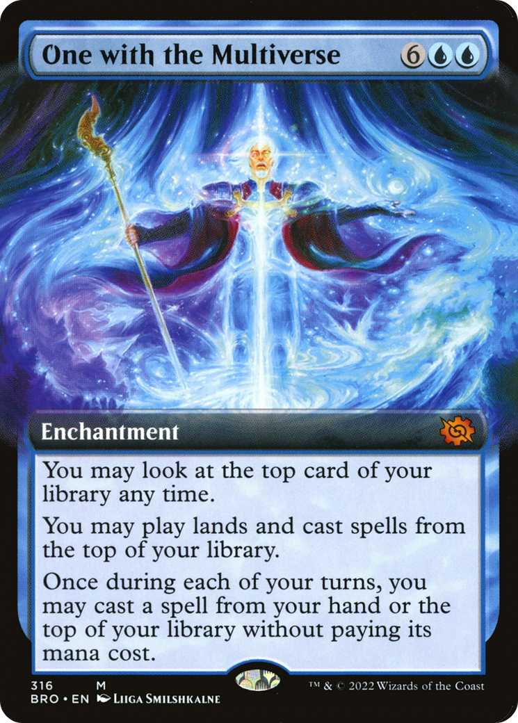 {R} One with the Multiverse (Extended Art) [The Brothers' War][BRO 316]