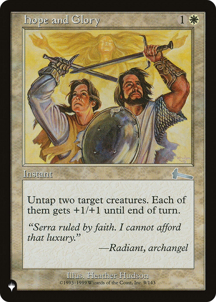 Hope and Glory [LIST 9/143]
