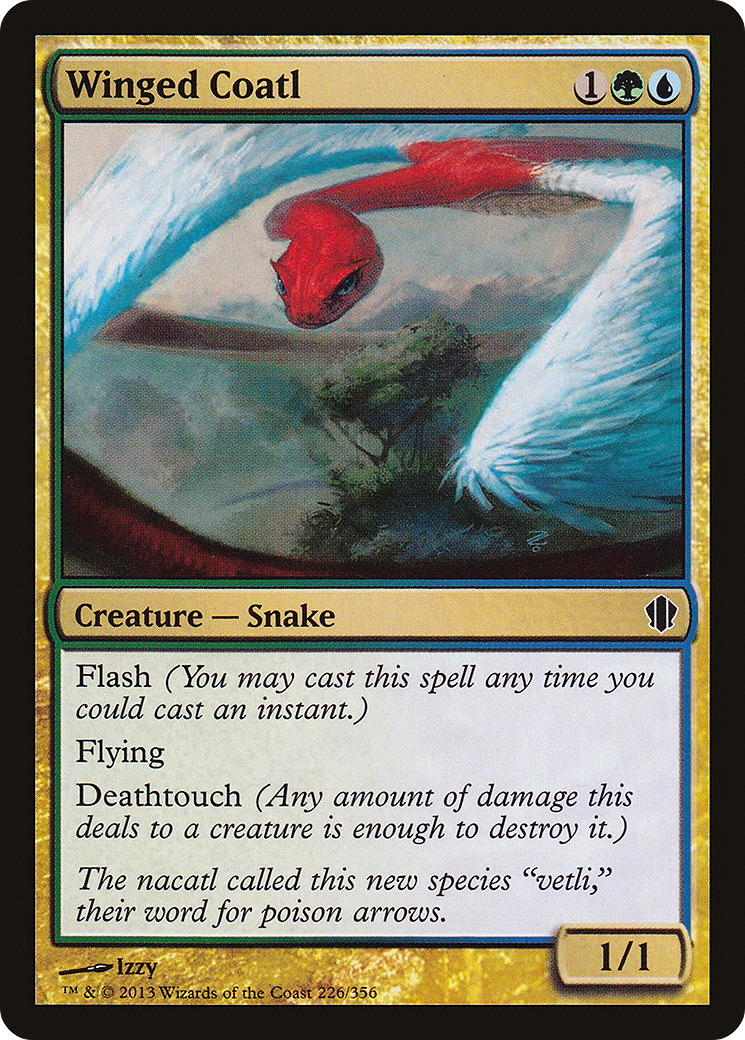 {C} Winged Coatl [Commander 2013][C13 226]