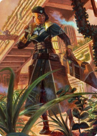 {A} Vivien on the Hunt Art Card [Streets of New Capenna Art Series][ASNC 022]