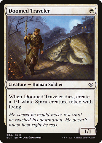 {C} Doomed Traveler [Archenemy: Nicol Bolas][E01 004]