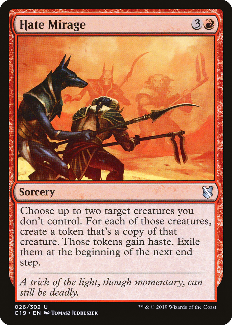 {C} Hate Mirage [Commander 2019][C19 026]