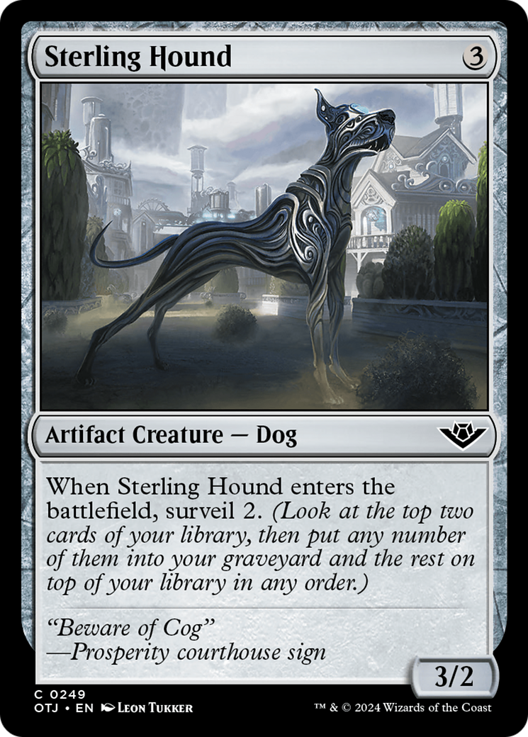 {@C} Sterling Hound [Outlaws of Thunder Junction][OTJ 249]