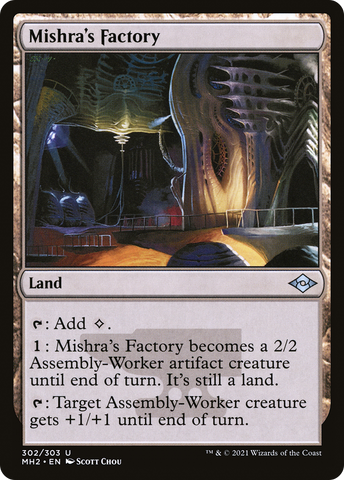 {C} Mishra's Factory [Modern Horizons 2][MH2 302]