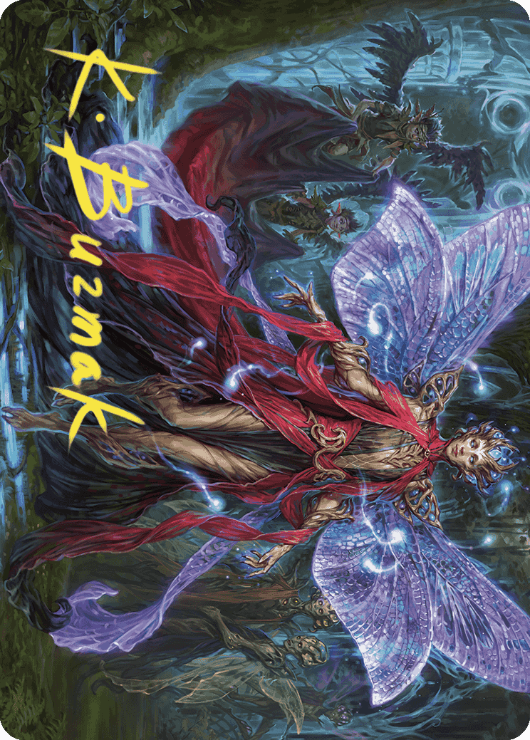 {A} Tegwyll, Duke of Splendor Art Card (Gold-Stamped Signature) [Wilds of Eldraine Art Series][GS AWOE 048]