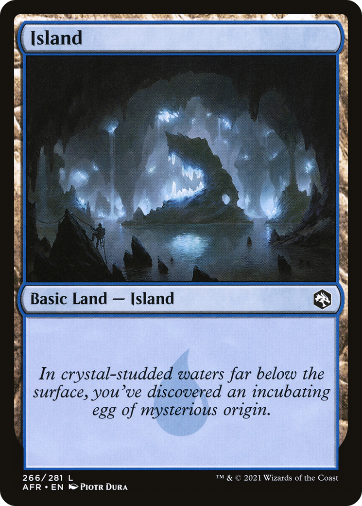 {B}[AFR 266] Island (266) [Dungeons & Dragons: Adventures in the Forgotten Realms]