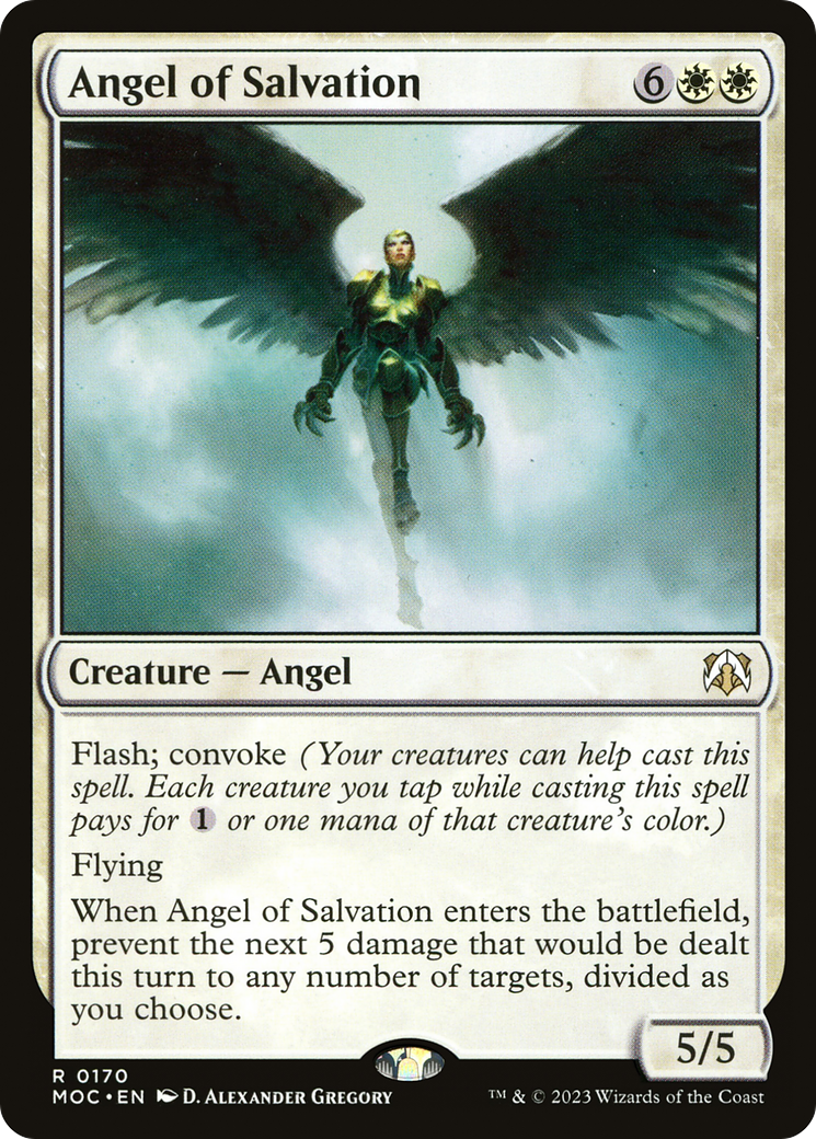 {R} Angel of Salvation [March of the Machine Commander][MOC 170]