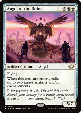{@@ EOC R} Angel of the Ruins [Edge of Eternities Commander][EOC 063]