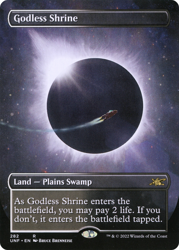 {R} Godless Shrine (Borderless) [Unfinity][UNF 282]