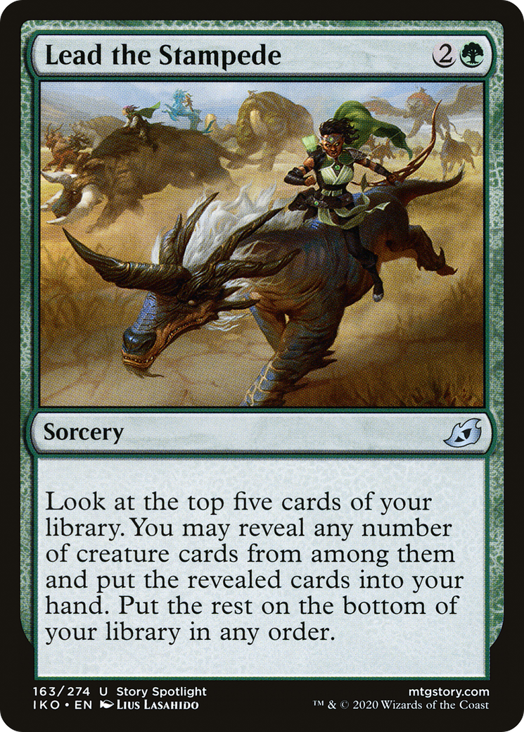 {C} Lead the Stampede [Ikoria: Lair of Behemoths][IKO 163]
