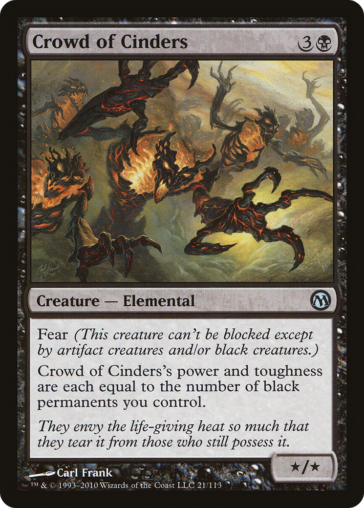 {C} Crowd of Cinders [Duels of the Planeswalkers][DPA 021]