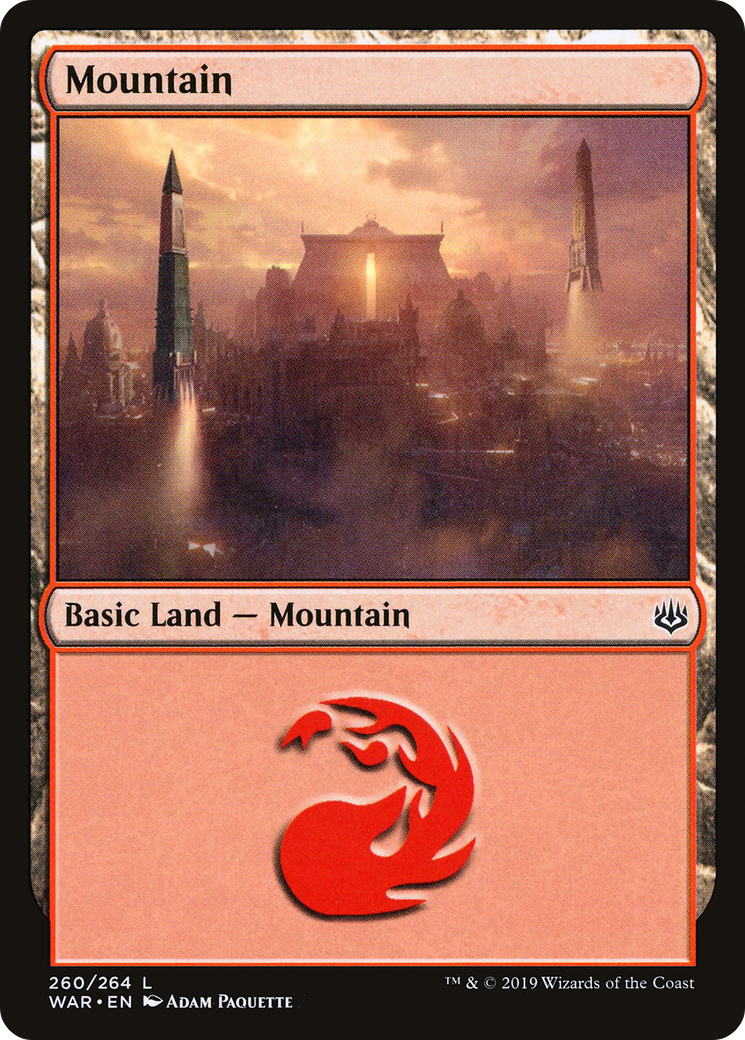 {B}[WAR 260] Mountain (260) [War of the Spark]