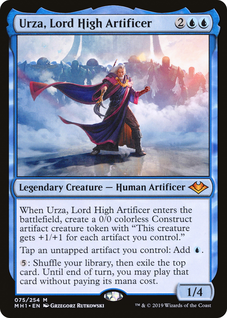 {R} Urza, Lord High Artificer [Modern Horizons][MH1 075]