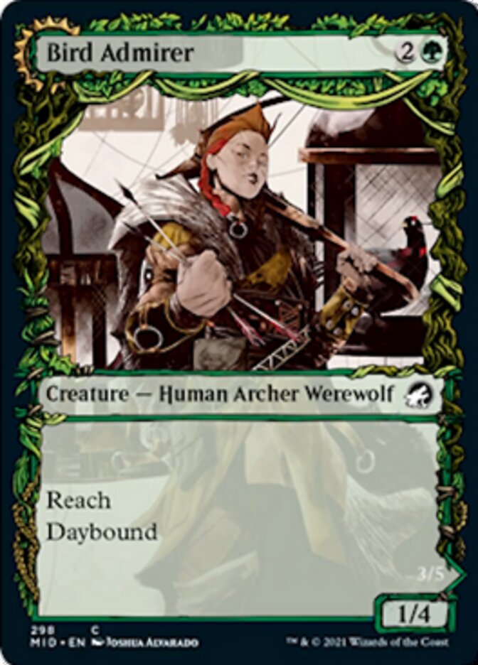 {C} Bird Admirer // Wing Shredder (Showcase Equinox) [Innistrad: Midnight Hunt][MID 298]