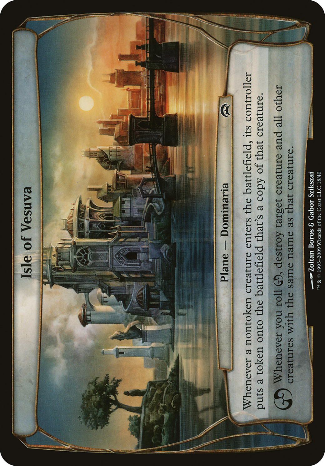 {O} Isle of Vesuva (Planes) [Planechase Planes][OVR HOP 018]