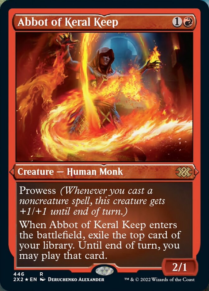 {R} Abbot of Keral Keep (Foil Etched) [Double Masters 2022][2X2 446]