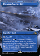 {R} Otawara, Soaring City (Borderless Alternate Art) [Kamigawa: Neon Dynasty][NEO 414]