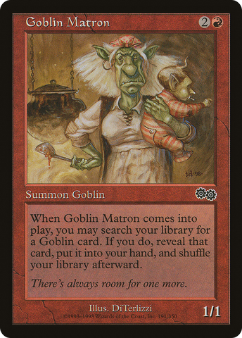 {C} Goblin Matron [Urza's Saga][USG 191]