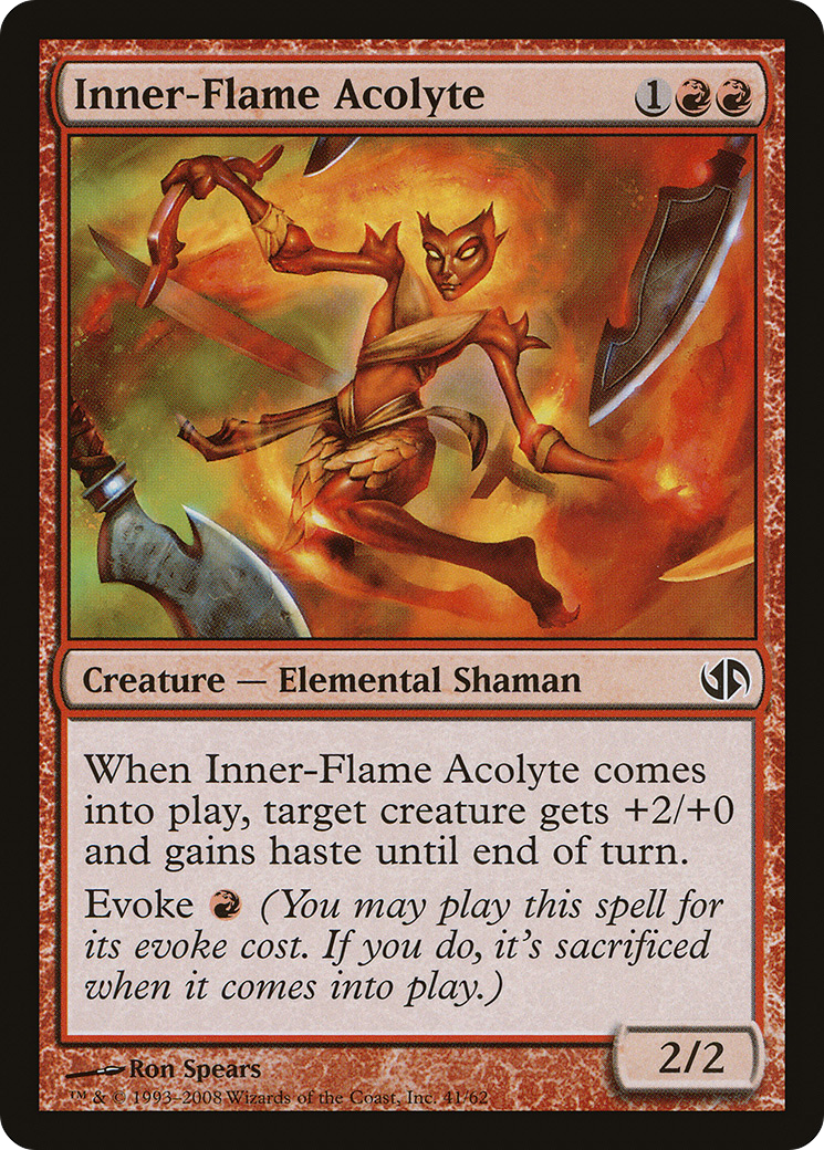 {C} Inner-Flame Acolyte [Duel Decks: Jace vs. Chandra][DDB 041]