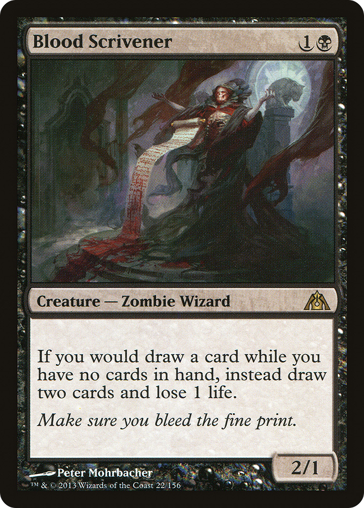 {R} Blood Scrivener [Dragon's Maze][DGM 022]
