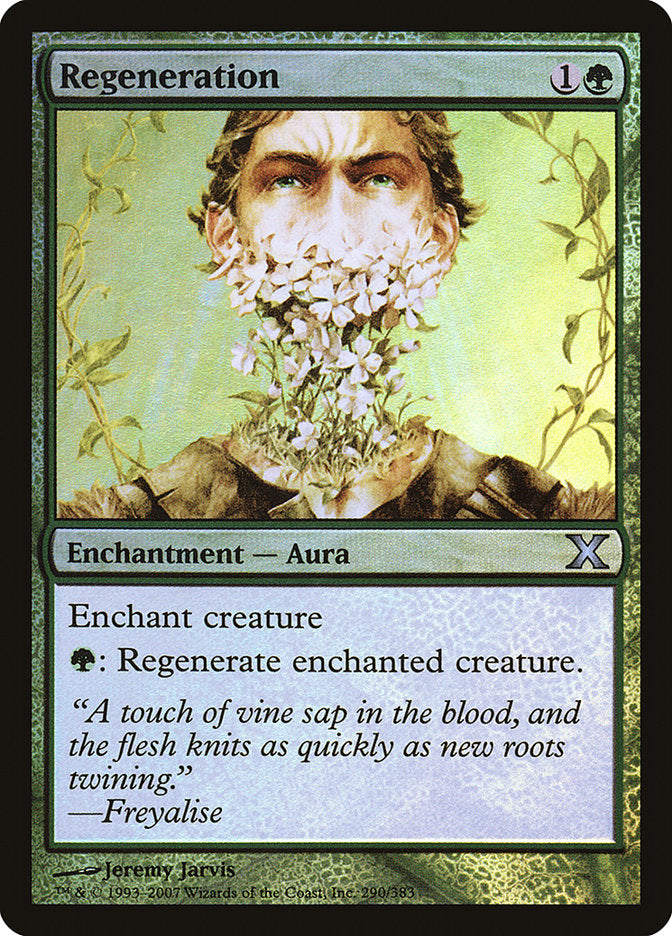{C} Regeneration (Premium Foil) [Tenth Edition][FP 10E 290]