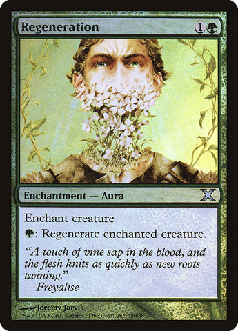 {C} Regeneration (Premium Foil) [Tenth Edition][FP 10E 290]