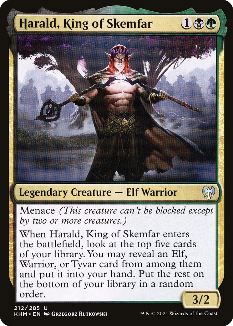 {C} Harald, King of Skemfar [Kaldheim][KHM 212]