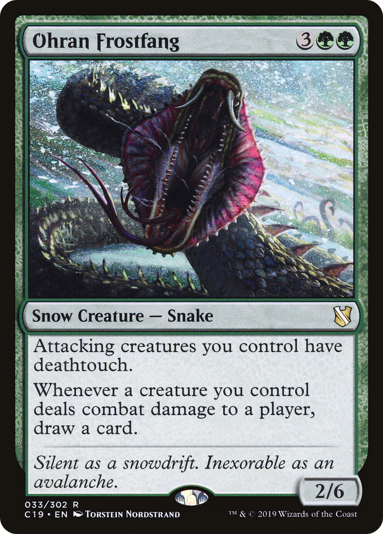 {R} Ohran Frostfang [Commander 2019][C19 033]