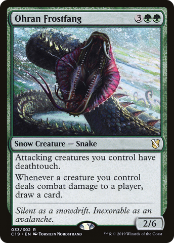 {R} Ohran Frostfang [Commander 2019][C19 033]