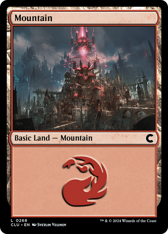 {B} Mountain (0268) [Ravnica: Clue Edition][CLU 268]