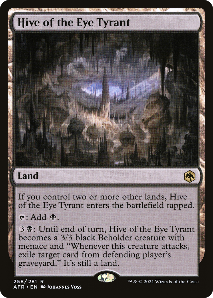 {R} Hive of the Eye Tyrant [Dungeons & Dragons: Adventures in the Forgotten Realms][AFR 258]