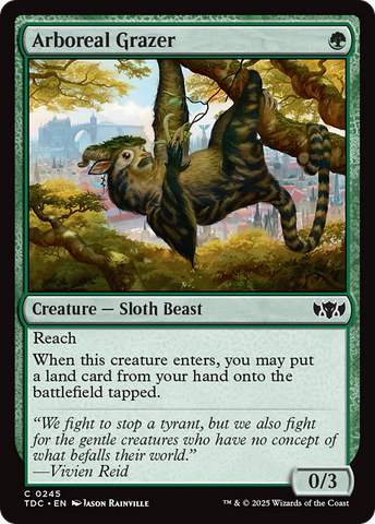 {C} Arboreal Grazer [Tarkir: Dragonstorm Commander][TDC 245]