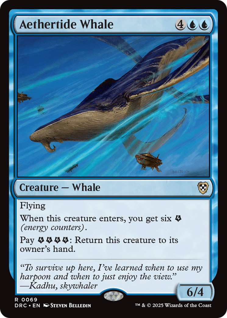 {R} Aethertide Whale [Aetherdrift Commander][DRC 069]