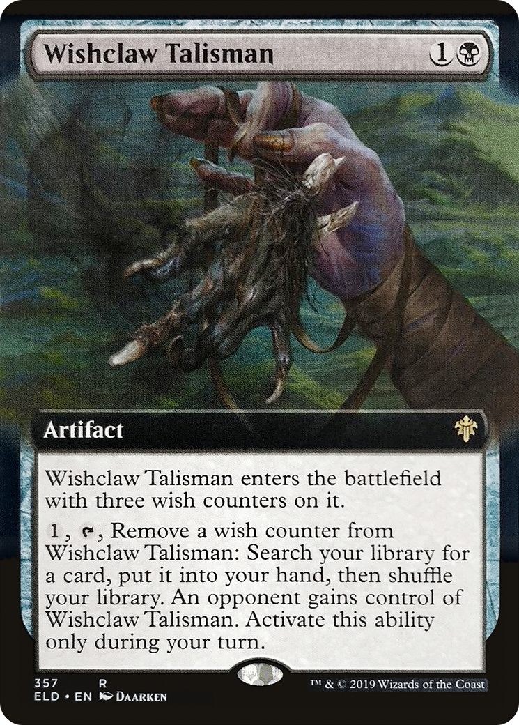 {R} Wishclaw Talisman (Extended Art) [Throne of Eldraine][ELD 357] - Misty Mountain Games
