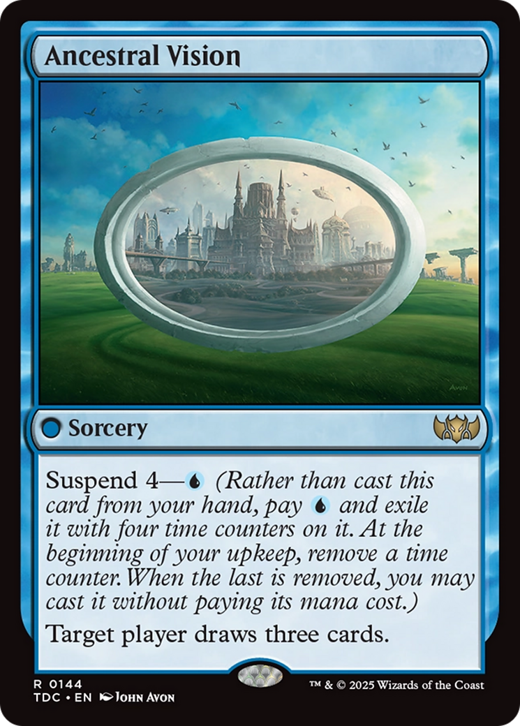 {R} Ancestral Vision [Tarkir: Dragonstorm Commander][TDC 144]