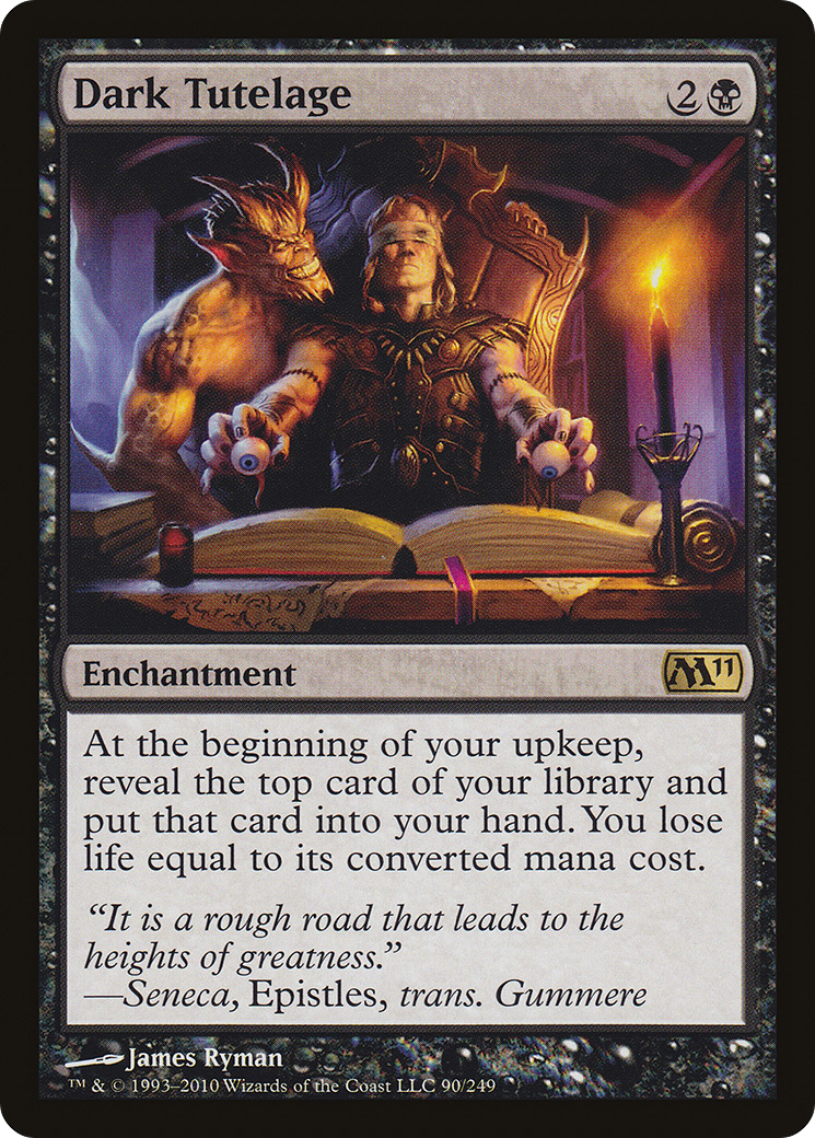 {R} Dark Tutelage [Magic 2011][M11 090]