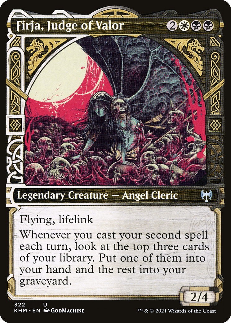 {C} Firja, Judge of Valor (Showcase) [Kaldheim][KHM 322]
