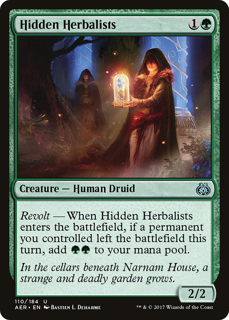 {C} Hidden Herbalists [Aether Revolt][AER 110]