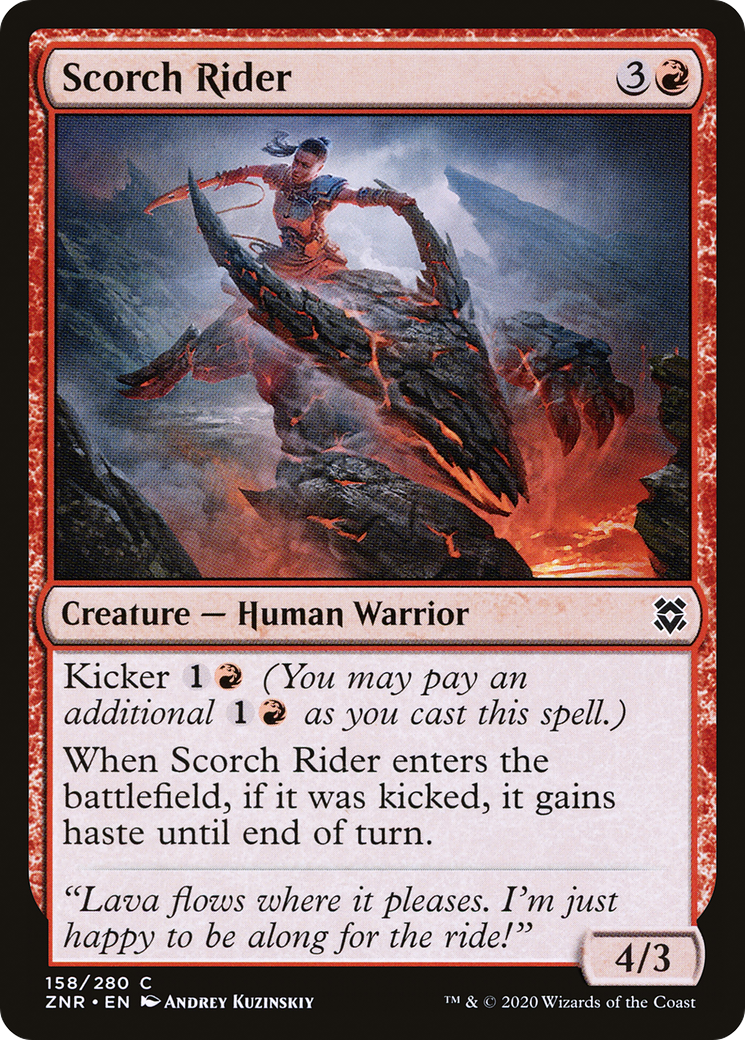 {C} Scorch Rider [Zendikar Rising][ZNR 158]