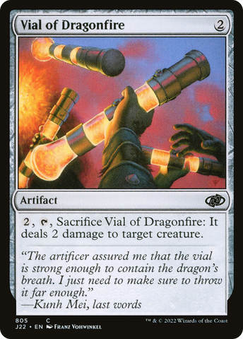 {C} Vial of Dragonfire [Jumpstart 2022][J22 805]