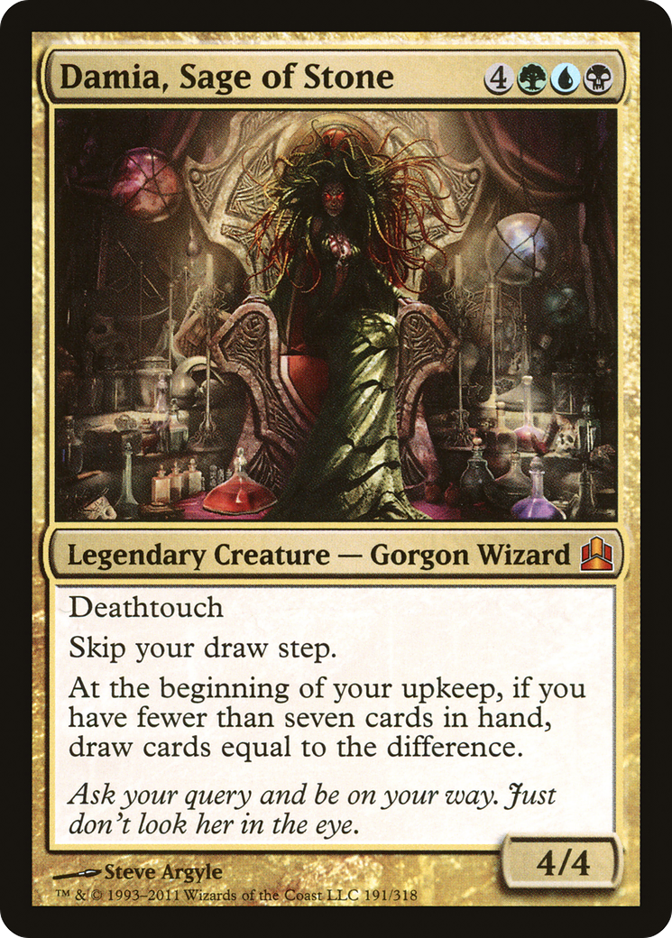 {R} Damia, Sage of Stone [Commander 2011][CMD 191]