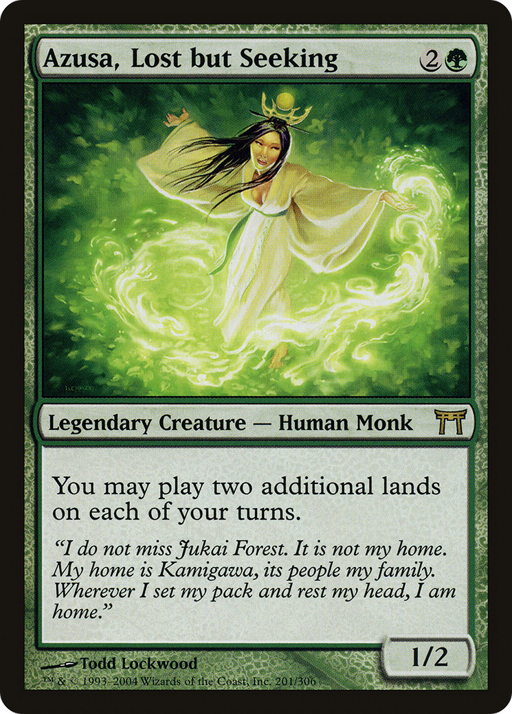 {R} Azusa, Lost but Seeking [Champions of Kamigawa][CHK 201]