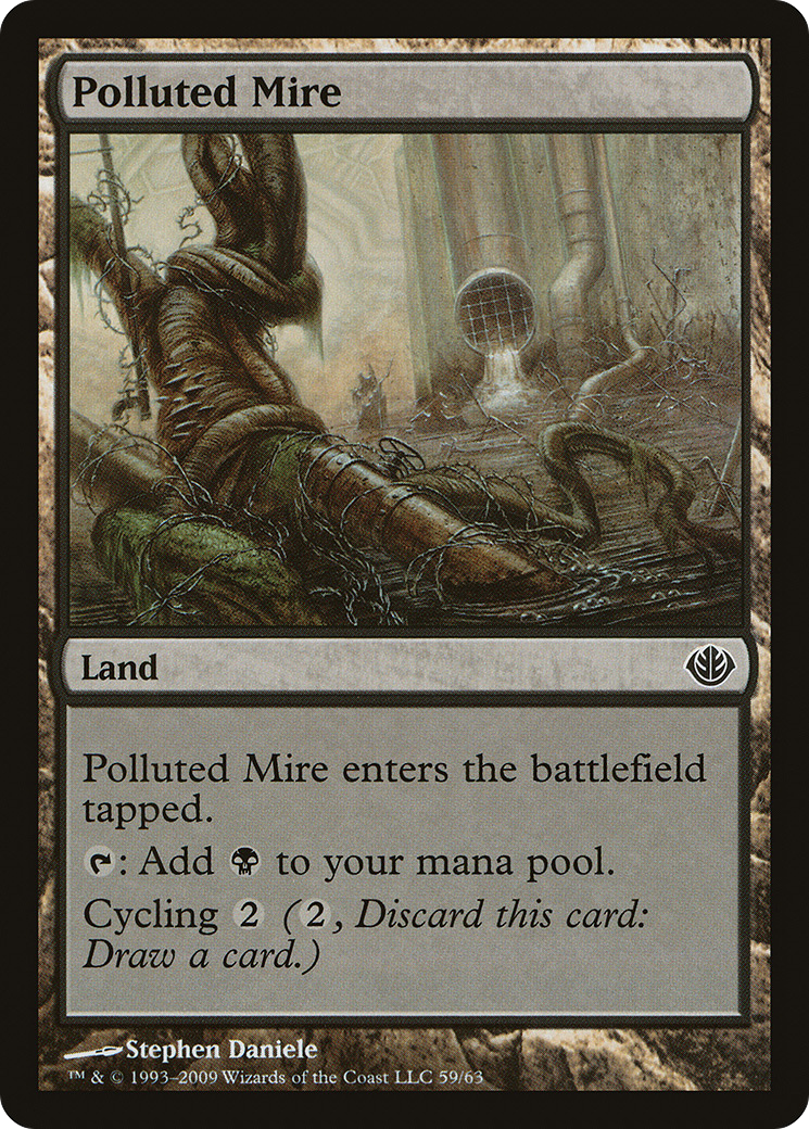 {C} Polluted Mire [Duel Decks: Garruk vs. Liliana][DDD 059] - Misty Mountain Games