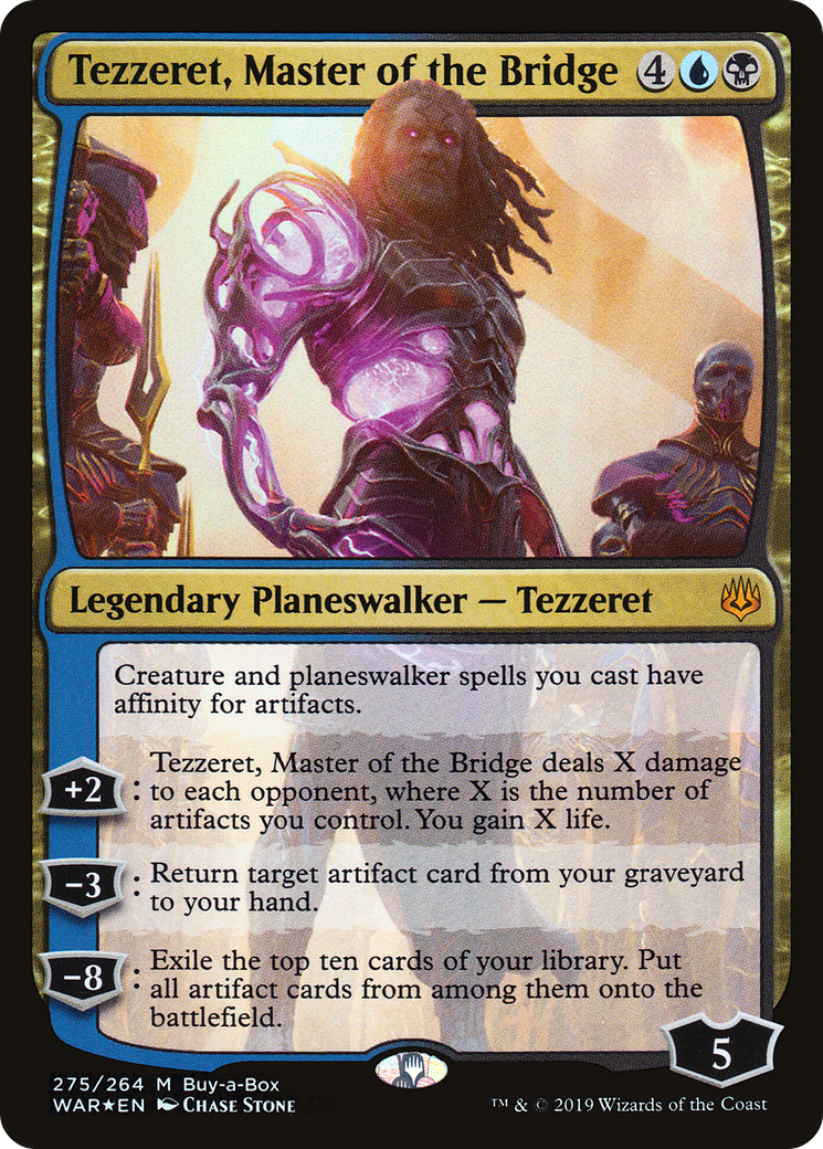 {R} Tezzeret, Master of the Bridge (Buy-A-Box) [War of the Spark][WAR 275]