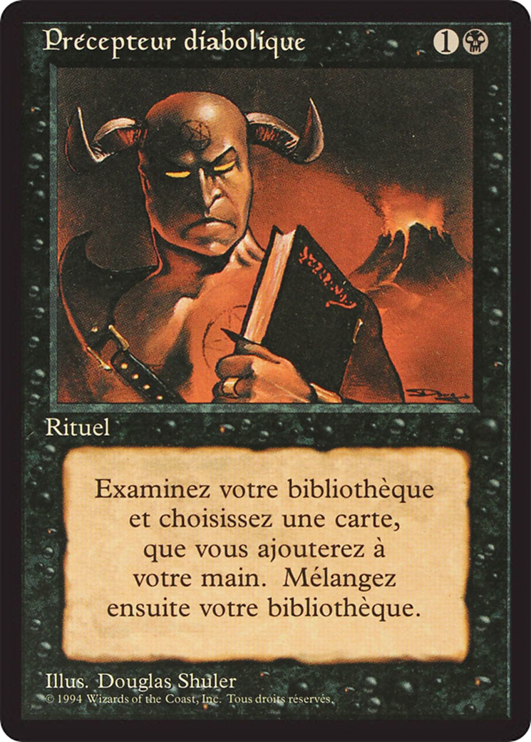 {F} Demonic Tutor [Foreign Black Border][FBB 3ED 105]